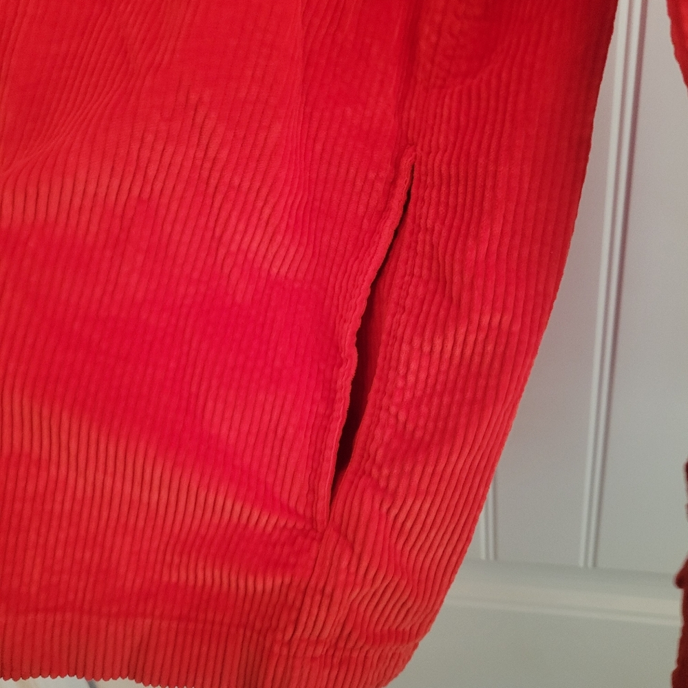 American Eagle Outfitters Red Corduroy Shirt Jacket - Picture 6 of 6